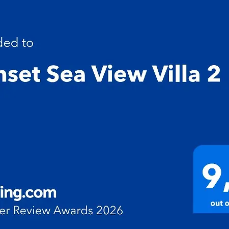 Villa Sunset Sea View 2 *
